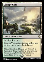 Canopy Vista - Bloomburrow Commander