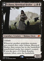 Liliana, Heretical Healer // Liliana, Defiant Necromancer - Magic Origins