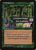 Crecimiento salvaje (Wild Growth) - Fourth Edition Foreign Black Border