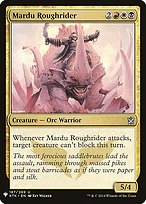 Mardu Roughrider - The List