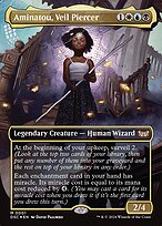 Aminatou, Veil Piercer - Duskmourn: House of Horror Commander - Promo Foil