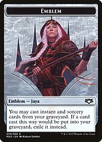 Jaya Ballard Emblem - Mythic Edition Tokens