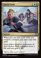 Social Snub - Secrets of Strixhaven