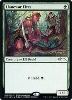 Llanowar Elves - 30th Anniversary History Promos - Promo Foil