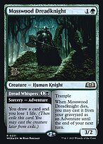 Mosswood Dreadknight // Dread Whispers - Wilds of Eldraine Promos - Promo Foil