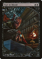 Sign in Blood - Magic Player Rewards 2010