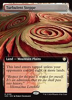 Turbulent Steppe - Secrets of Strixhaven Commander - Extended Art