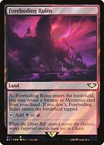 Foreboding Ruins - Warhammer 40,000 Commander - Surge Foil