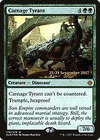 Carnage Tyrant - Ixalan Promos - Promo Foil