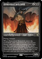 Demonlord Belzenlok - Commander Masters - Etched Foil