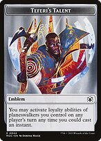 Teferi's Talent Emblem - March of the Machine Commander Tokens