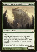 Craterhoof Behemoth - Avacyn Restored