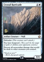 Crystal Barricade - Foundations Promos - Promo Foil