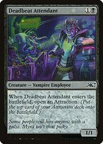 Deadbeat Attendant - Unfinity - Galaxy Foil