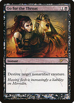 Go for the Throat - Friday Night Magic 2011 - Promo Foil