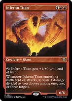 Inferno Titan - Commander Masters - Etched Foil