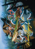 Eshki Dragonclaw - Tarkir: Dragonstorm Art Series - Borderless