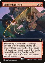 Sundering Stroke - Throne of Eldraine - Extended Art
