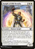 Knight of Old Benalia - The List