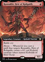 Rosnakht, Heir of Rohgahh - Dominaria United Commander - Extended Art