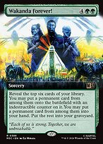Wakanda Forever! - Marvel Super Heroes Commander - Extended Art
