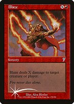 Blaze - Seventh Edition - Promo Foil