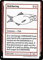 Red Herring - Mystery Booster Playtest Cards 2019