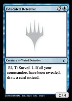Educated Detective - Unknown Event