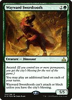 Wayward Swordtooth - Rivals of Ixalan Promos - Promo Foil