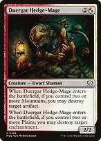 Duergar Hedge-Mage - March of the Machine Commander