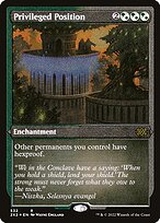 Privileged Position - Double Masters 2022 - Etched Foil