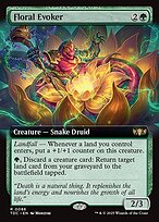 Floral Evoker - Tarkir: Dragonstorm Commander - Extended Art