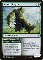 Beanstalk Giant // Fertile Footsteps - Throne of Eldraine