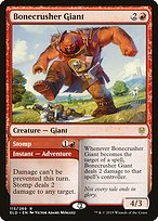 Bonecrusher Giant // Stomp - Throne of Eldraine Promos