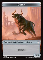 Golem - Aetherdrift Commander Tokens