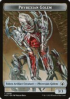 Phyrexian Golem - March of the Machine Commander Tokens