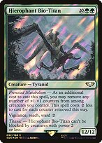 Hierophant Bio-Titan - Warhammer 40,000 Commander - Surge Foil