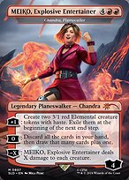 MEIKO, Explosive Entertainer (Chandra, Flamecaller) - Secret Lair Drop