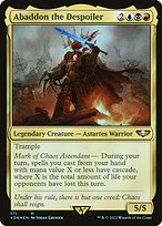 Abaddon the Despoiler - Warhammer 40,000 Commander - Promo Foil