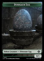 Dinosaur Egg - The Lost Caverns of Ixalan Tokens