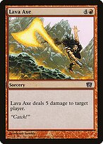 Lava Axe - Eighth Edition - Promo Foil