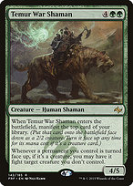 Temur War Shaman - Fate Reforged