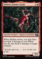 Elektra, Femme Fatale - Marvel Super Heroes Commander