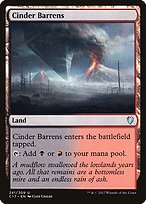 Cinder Barrens - Commander 2017