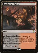 Foreboding Ruins - Crimson Vow Commander