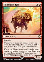 Renegade Bull - Secrets of Strixhaven Commander