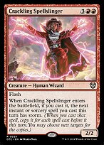 Crackling Spellslinger - Outlaws of Thunder Junction Commander