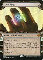 Lotus Ring - The Big Score - Raised Foil, Showcase