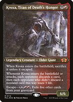 Kroxa, Titan of Death's Hunger - Multiverse Legends - Etched Foil