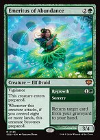 Emeritus of Abundance // Regrowth - Secrets of Strixhaven